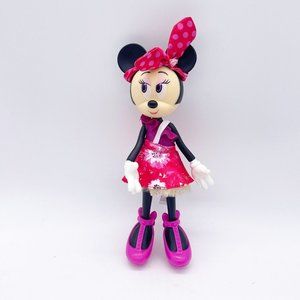 Jakks Pacific Disney 10" Oh So Chic Minnie Mouse Doll with Skirt Shoes Posable